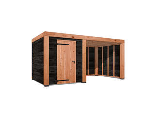 Douglas Overkapping Strak 3x5m. | Type 22 met schuur